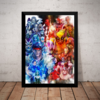 Quadro Marvel Vs Capcom Street Fighter Gamer Arte