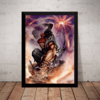 Quadro Decorativo Game Akuma Arte Street Fighter