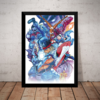 Quadro Decorativo Game Arte Street Fighter Anime