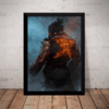 Quadro Decorativo Akuma Game Arte Street Fighter