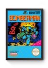 Quadro Capa Bomber Man Nintendinho Poster Moldurado