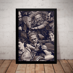 Quadro Serie S.o.a Sons Of Anarchy Poster Moldurado