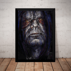 Quadro Decorativo Darth Sidious Stars Wars Arte