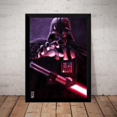 Quadro Decorativo Dark Side Lord Darth Vader Stars Wars