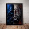 Quadro Decorativo Desenho Artistico Darth Vader Stars Wars