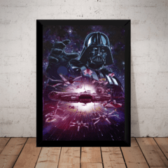 Quadro Decorativo Darth Vader Stars Wars Arte Desenho