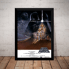 Quadro Stars Wars Retro Vitage Poster Cartaz Moldura