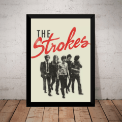 Quadro Decorativo Retro Banda The Strokes Rock Arte