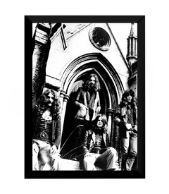 Quadro Black Sabbath Foto Pôster Moldurado