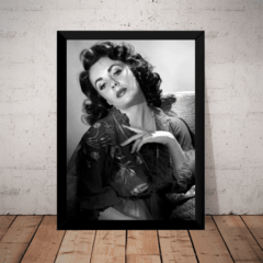 Quadro Decorativo Elizabeth Taylor Foto Vintage