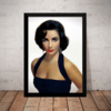 Quadro Fotografia Remasterizada Elizabeth Taylor Atriz