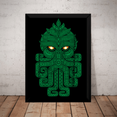 Quadro Decorativo Cthulhu Arte H. P. Lovecraft Terror Horror