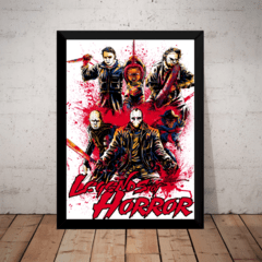 Quadro Decorativo Lendas Do Horror Filme Terror Arte