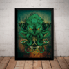 Quadro Decorativo Horror Cthulhu Lovecraft Terror Artistico