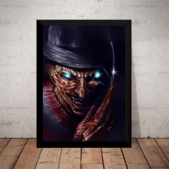 Quadro Freddy Krueger A Hora Do Pesadelo Terror Horror Arte