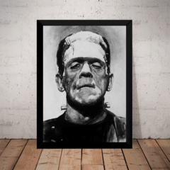 Quadro O Monstro De Frankenstein Filme Terror Classico