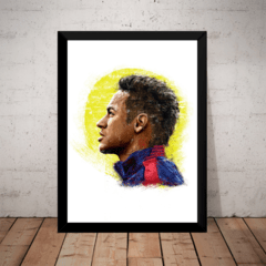 Quadro Decorativo Neymar Jr Arte Futebol