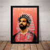 Quadro Decorativo Salah Arte Futebol