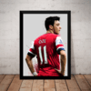 Quadro Decorativo Mesut Ozil Arte Futebol