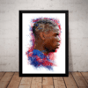 Quadro Decorativo Paul Pogba Manchester Arte Futebol