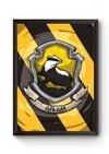 Quadro Harry Potter Lufa-Lufa Poster Moldurado