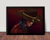 Quadro Decorativo Arte The Walking Dead Carl Morreu?