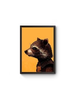 Poster Moldurado Rocket Racoon