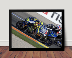 Quadro Poster Foto Doctor 46 Valentino Rossi Moto Gp