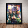 Poster Com Moldura Quadro Arte Vingadores Guerra Infinita