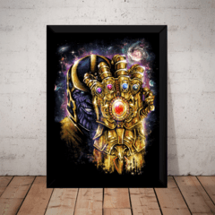 Quadro Decorativo Thanos Arte Vingadores Guerra Infinita