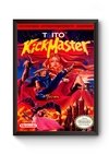 Quadro Capa Kick Master Nintendinho Poster Moldurado