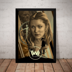 Quadro Decorativo Westworld Arte Poster Com Moldura