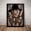 Quadro Serie Arte Westworld Poster Com Moldura