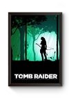 Quadro Arte Game Tomb Raider Poster Moldurado