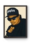 Quadro Rap Easy e Poster Moldurado