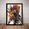 Quadro Decorativo The Witcher 3 Wild Hunt Poster Moldura