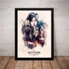 Quadro The Witcher 3 Wild Hunt Game Arte Poster Moldurado