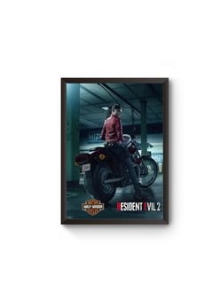 Poster Moldurado Resident Evil 2 Quadro