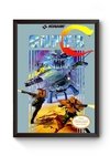 Quadro Capa Game Super Contra Nintendinho Poster Moldurado