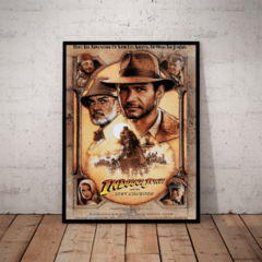 Quadro Decorativo Filme Indiana Jones Arte