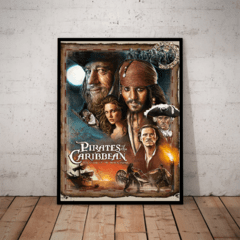 Quadro Decorativo Filme Piratas Do Caribe Arte