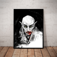 Quadro Decorativo Nosferatu Vampiro Terror Arte