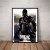 Quadro Decorativo Filme Juiz Dredd Arte Sylvester Stallone