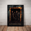 Quadro Poster Moldura Supernatural Winchester Seriado