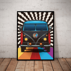 Quadro Decorativo Kombi Volkswagen Arte