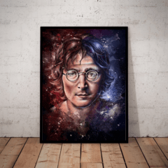 Quadro Decorativo John Lennon Poster Artistico Com Moldura