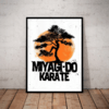 Quadro Decorativo Karate Kid Miyagi Bonsai Arte