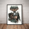 Quadro Filme E.t. O Extraterrestre Artistico 42x29cm