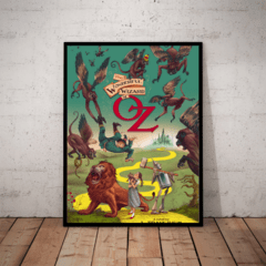 Quadro Filme O Magico De Oz Cartaz Com Moldura