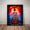 Quadro Stranger Things Poster Com Moldura 2 Temporada